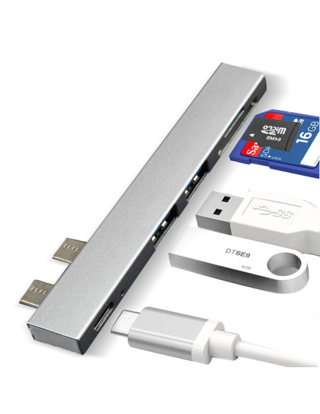 Adaptateur multi-prises type C Expansion charge multifonctionnelle ordinateurs