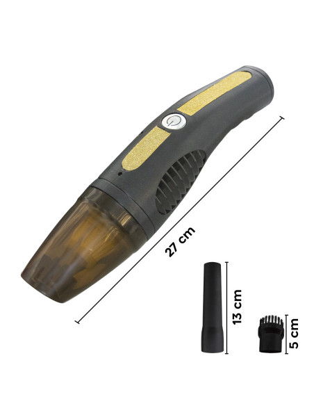 Mini aspirateur sans fil portable rechargeable par USB pour voiture et maison