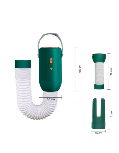 Mini sèche-chaussures électrique de voyage...