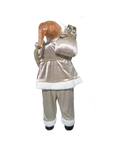 Costume de Père Noël Champagne 144292 Décoration 90H cm... 2