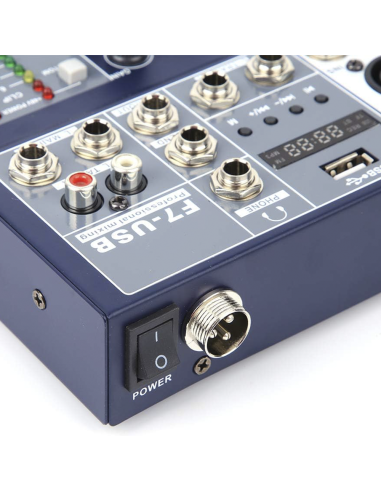 Mélangeur Audio 7 Canaux Professionnel...