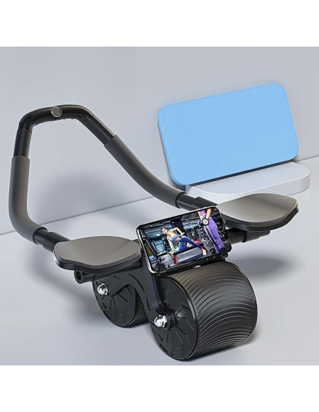Rouleau Automatique pour Exercices Abdominaux AB Roller avec Retour Automatique