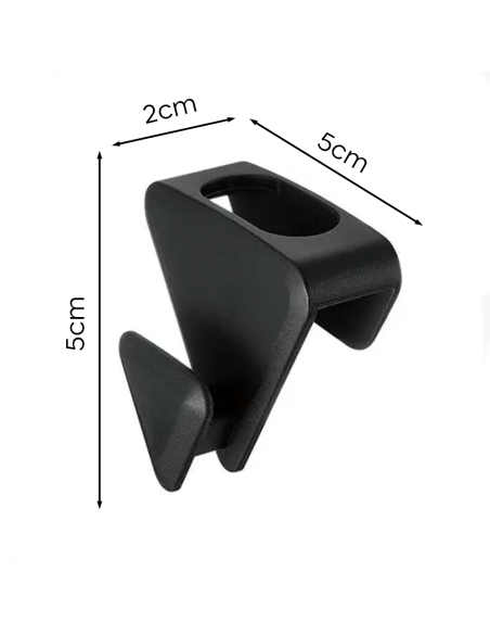 Lot de 10 Cintres Suspendus avec Connecteurs en Plastique Économiseurs d'Espace