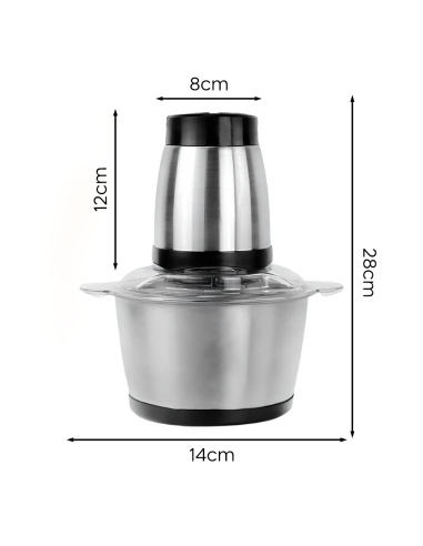 Hachoir à viande et légumes multifonction 400W...