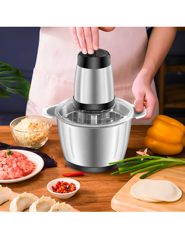 Hachoir à viande et légumes multifonction 400W...