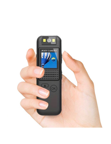 Mini caméra vidéo audio portable Écran Full HD...