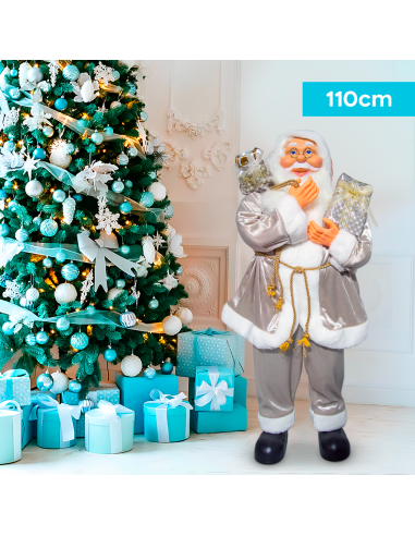 Père noël rose à paillettes 144291 décoration...