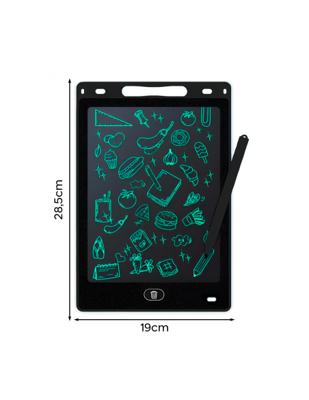 Tablette d'écriture effaçable avec écran LCD de 12" pour enfants