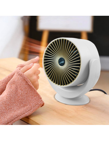 Mini chauffage électrique de bureau 900W avec...