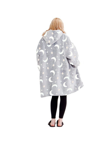 Couverture avec manches extra larges polaire...