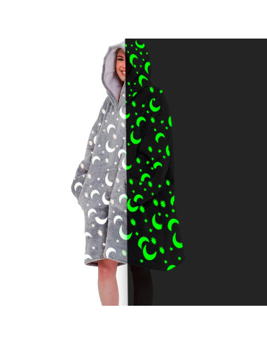 Couverture avec manches extra larges polaire...