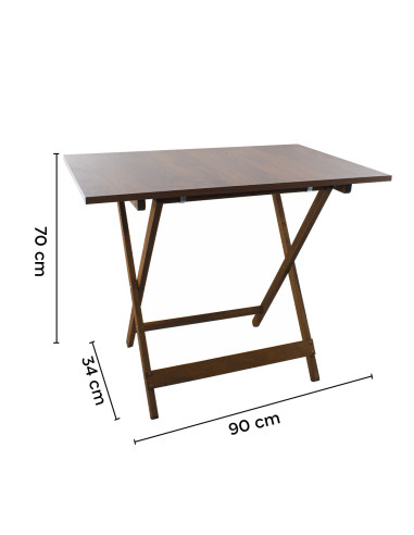 Table de jardin en bois Formica 60x90 F2011...