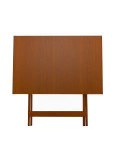 Table de jardin en bois Formica 60x90 F2069 CERISIER... 2