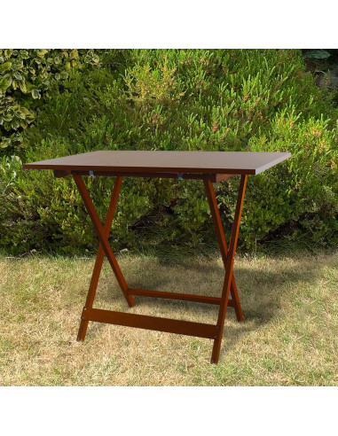 Table de jardin en bois Formica 60x90 F2069...