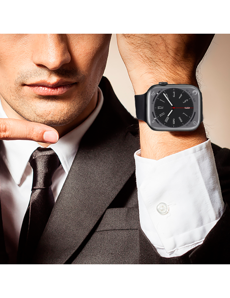 Smartwatch Promax Big Series 9 silicone avec écran de 2,1" messages applications