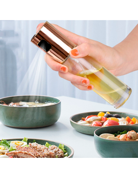 Distributeur d'huile spray nébuliseur de 100 ml en verre pour la friteuse à air