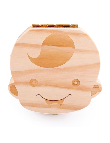 Boîtier en bois 4221 porte dents de lait pour...