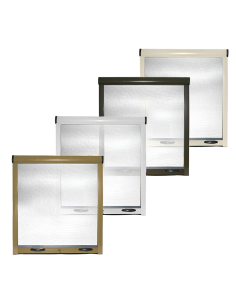 Moustiquaire enroulable 140x170 cm Kit pour Fenêtre et...