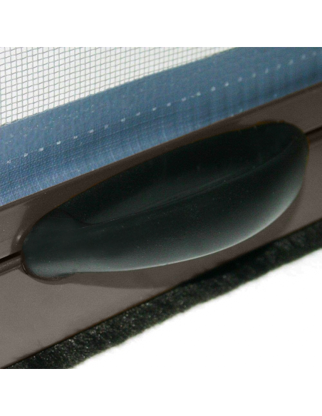 Moustiquaire enroulable 140x170 cm Kit pour Fenêtre et Cadre en Aluminium