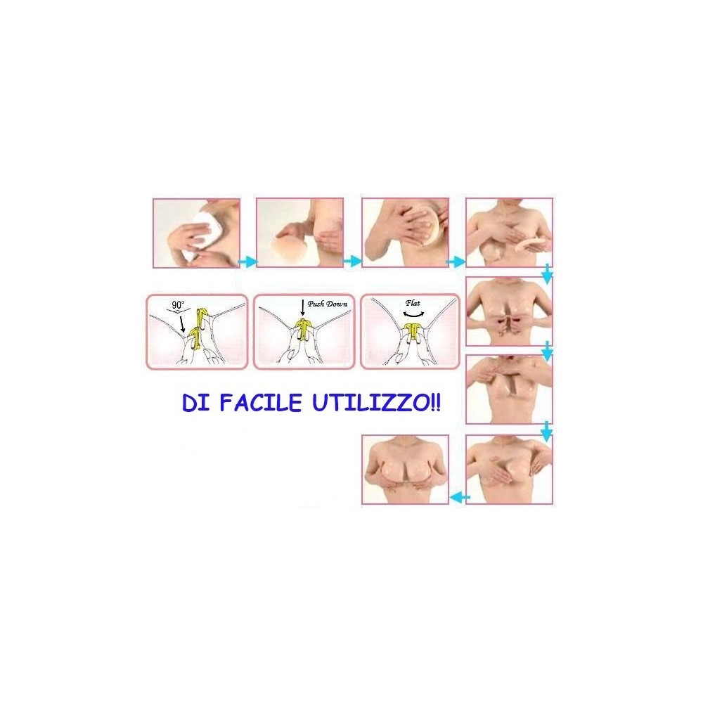 Soutien-gorge push-up invisible sans coutures...