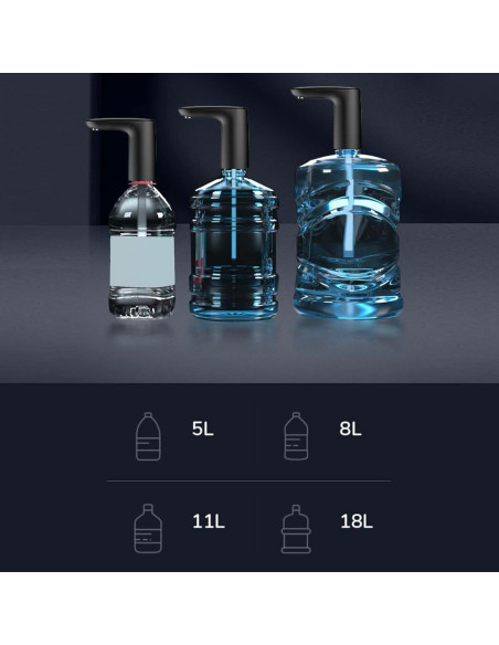 Distributeur électrique de robinet Rechargeable Pompe à eau pour bouteille