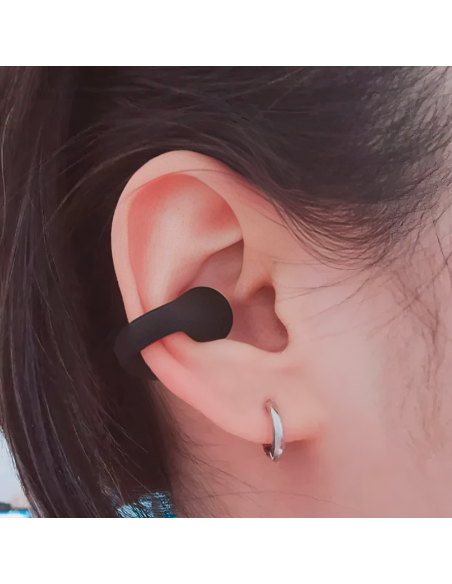 Écouteurs Bluetooth sans fil Rechargeables Conduction Osseuse Pince d'Oreille