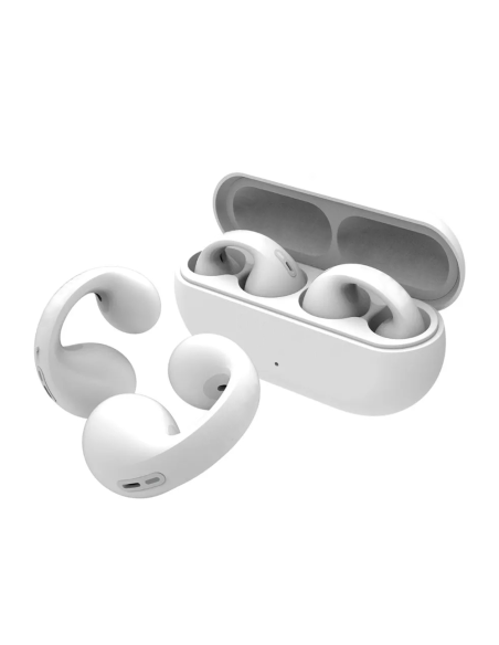 Écouteurs Bluetooth sans fil Rechargeables Conduction Osseuse Pince d'Oreille