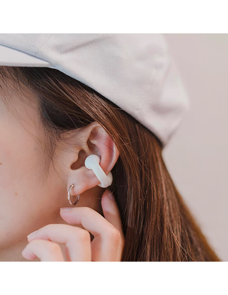 Écouteurs Bluetooth sans fil Rechargeables Conduction Osseuse Pince d'Oreille