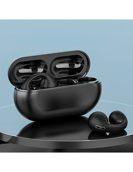 Écouteurs Bluetooth sans fil Rechargeables Conduction Osseuse Pince d'Oreille