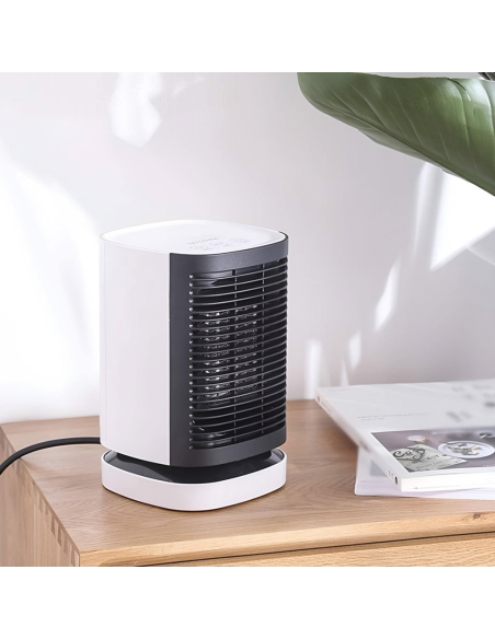 Mini Chauffage Électrique Portable 950W Bureau Ventilateur Chauffant Oscillant