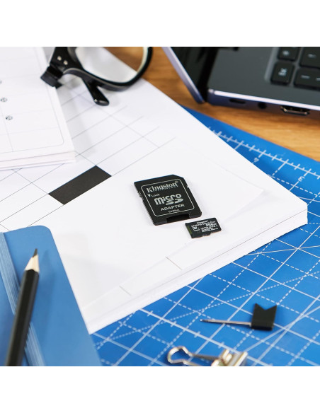 Kingston Canvas Select Plus SDCS2/256GB Carte MicroSD Classe 10 et Adaptateur SD