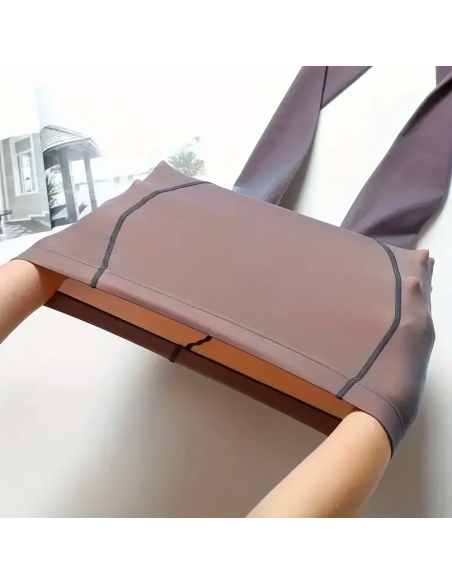 3 Collants Femme Effet Transparent Polaire 2 Beige 1 Noir Thermiques Hivernaux