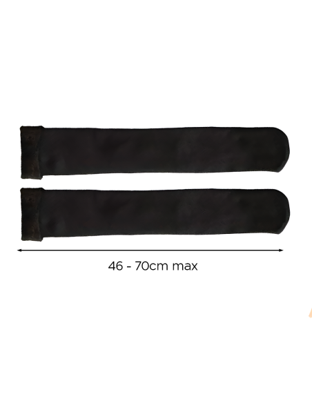 2 Paires de Chaussettes Thermiques Hivernales Chevillères Unisexes Taille Unique
