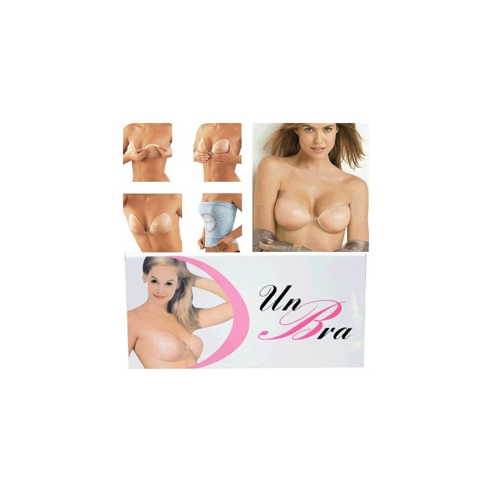 Soutien-gorge push-up invisible sans coutures en silicone