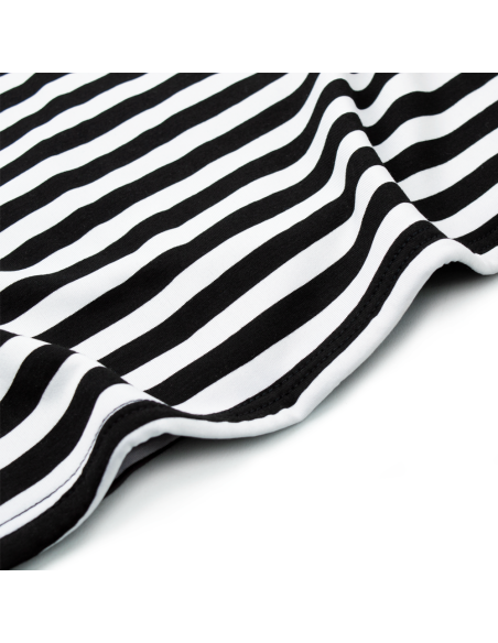 Débardeur thermique pour femme avec intérieur en polaire rayé extensible