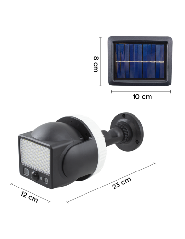 Lampe Solaire Rechargeable Panneau Solaire...