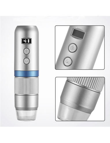 Microscope électronique numérique Wi-Fi Q-XW06,...