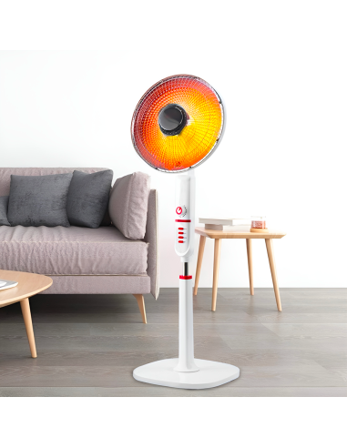 Poêle électrique Parabole 49cm fibre de carbone...