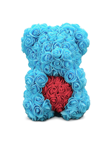Ours Rose Artificiel H25cm avec Emballage...