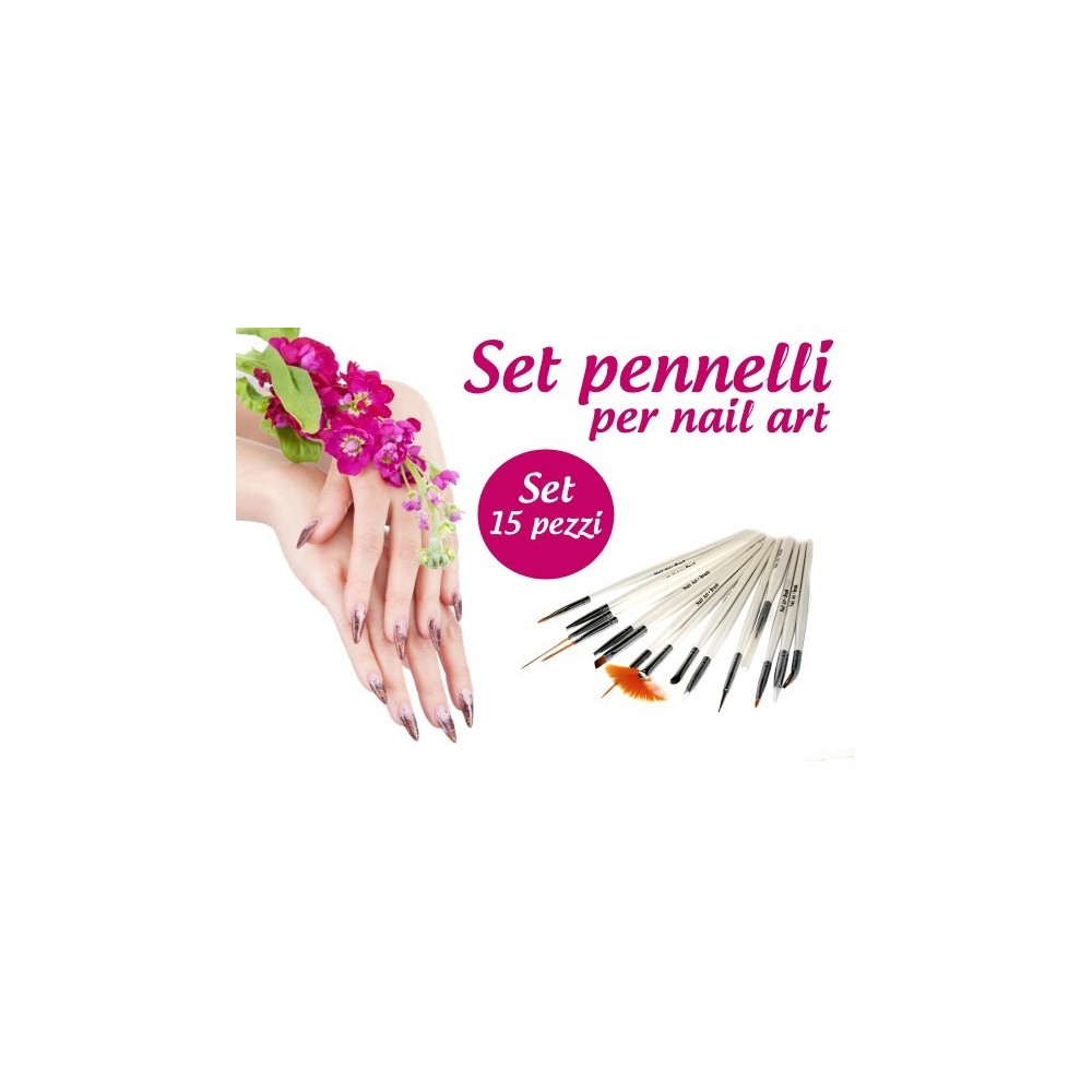 Set 15 pieces manucure - nail art - pour reconstrucion et décoration des ongles