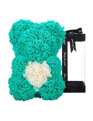 Ours Rose Artificiel H25cm avec Emballage...