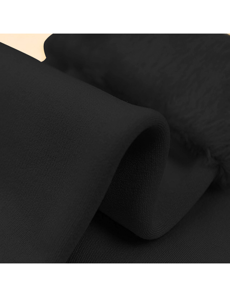 Pack 4 paires chaussettes thermiques 3 noires et 1 beige unisexe taille unique