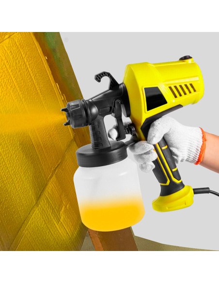 Pistolet de Pulvérisation Électrique 500W Aérographe Capacité 800ml