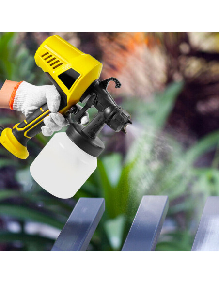 Pistolet de Pulvérisation Électrique 500W Aérographe Capacité 800ml