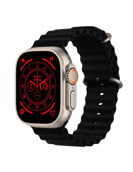 Smartwatch S9 Ultra 49mm Bracelet en Silicone Montre Numérique Podomètre