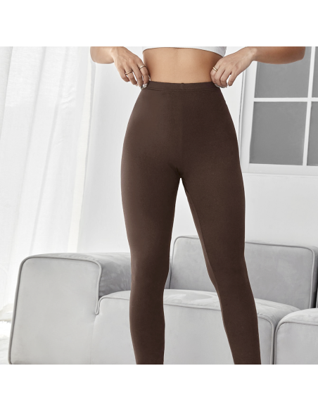 Legging femme taille haute TANYA sports d'été en tissu élastique