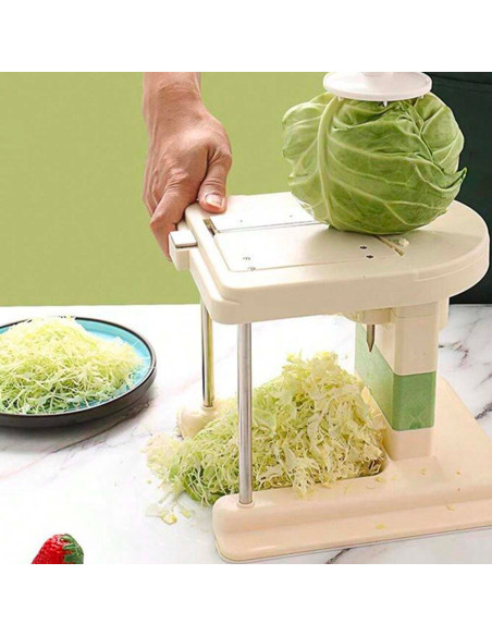 Broyeur Rotatif Multifonction pour Chou Râpe à Légumes Manuelle en Acier
