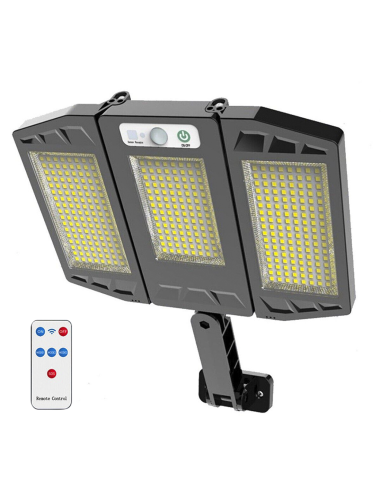 3 projecteurs solaires 384 LED SMD capteur de...