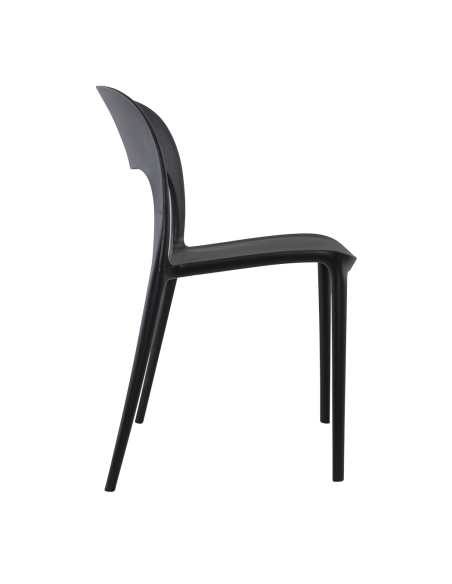 Pack 4 chaises STYLE polypropylène Design moderne empilables Home Bar Restaurant