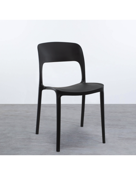 Pack 6 chaises STYLE polypropylène Design moderne empilables Home Bar Restaurant